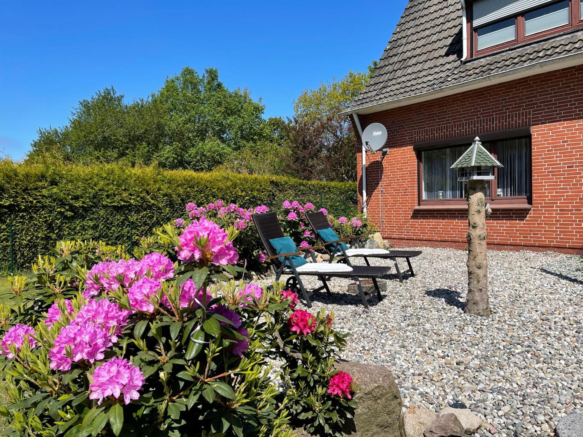 Ferienwohnung Im Erdgeschoss Mit Eingezaeunten Garten Und Terrasse Aurich Buitenkant foto